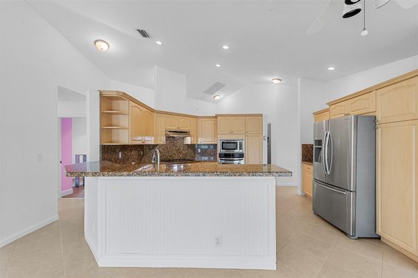 Interior, Kitchen, Recessed Lighting, Stainless Steel Appliances