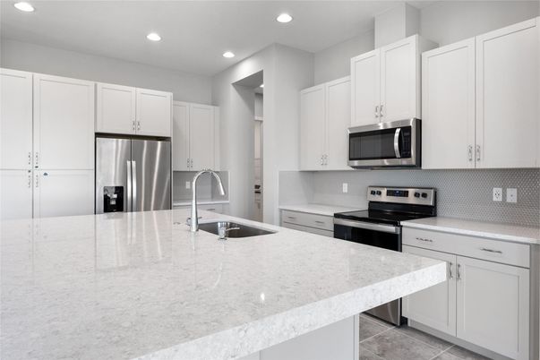 Interior, Kitchen, Recessed Lighting, Stainless Steel Appliances