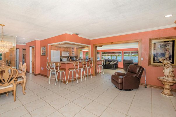 Chandelier, Dining room, Interior, Kitchen, Recessed Lighting