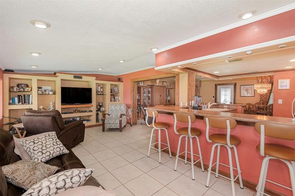 Interior, Living room, Recessed Lighting