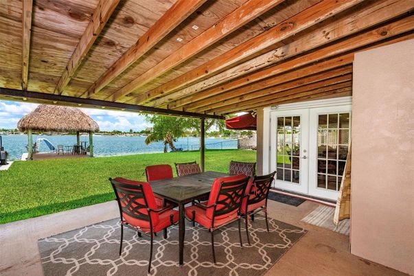 Exterior, Water, Wooden Beams