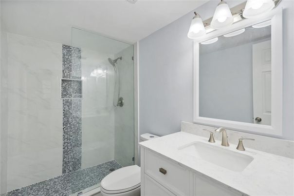 Bathroom, Glass Shower, Interior