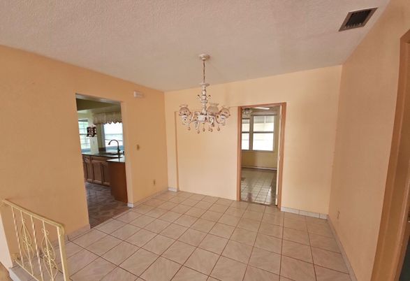 Chandelier, Empty room, Interior