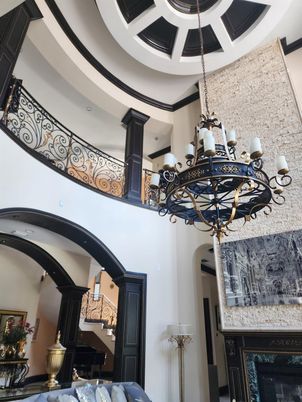 Chandelier, Interior