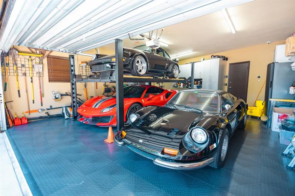 Garage, Interior, Recessed Lighting
