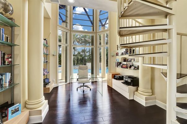 Home Office, Interior, Wood Texture Flooring