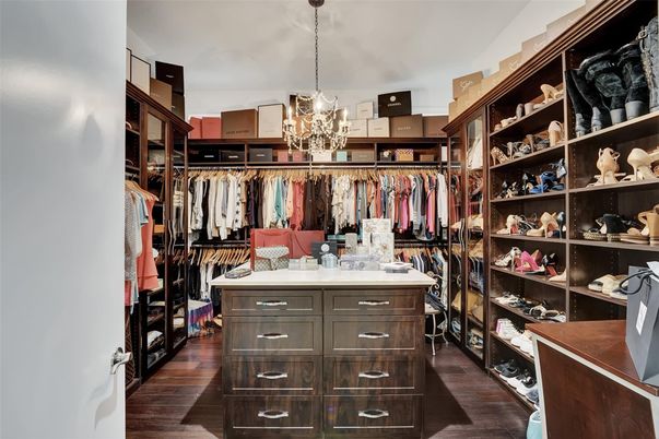 Chandelier, Interior, Pendant Lights, Walk-in Closets, Wood Texture Flooring