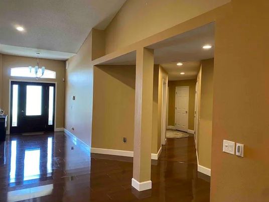 Chandelier, Interior, Recessed Lighting