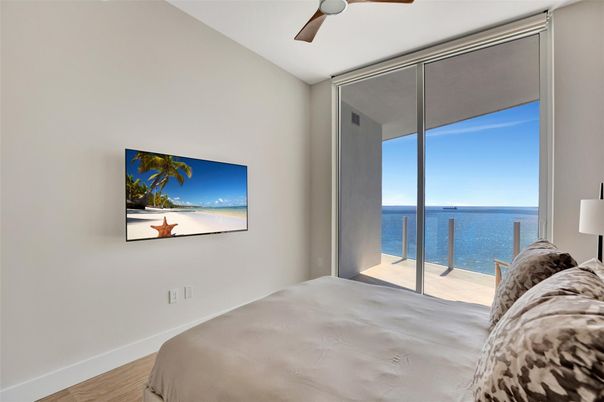 Bedroom, Interior, Water, Wood Texture Flooring