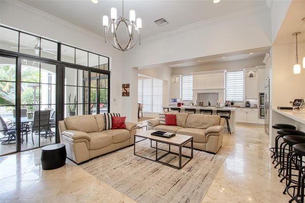 Chandelier, Dining room, Interior, Kitchen, Living room, Pendant Lights, Recessed Lighting