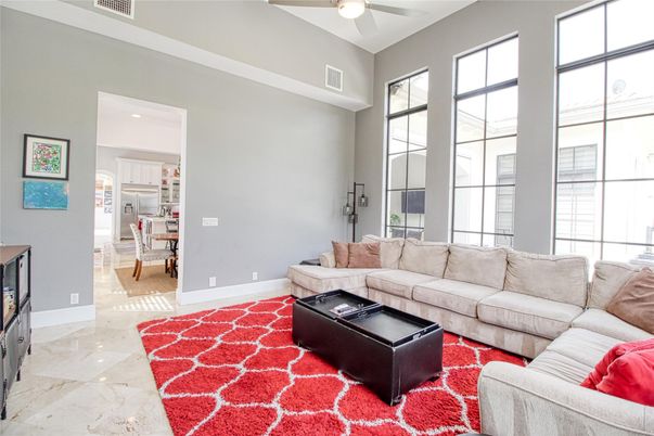 Interior, Living room, Recessed Lighting