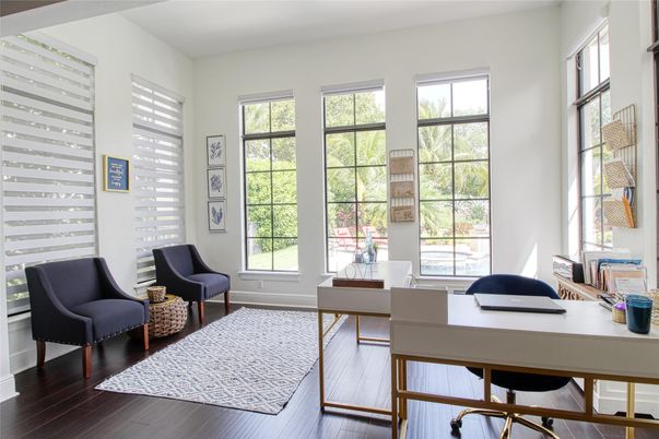 Home Office, Interior, Wood Texture Flooring