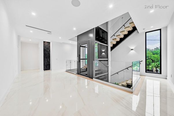 Interior, Marble, Recessed Lighting