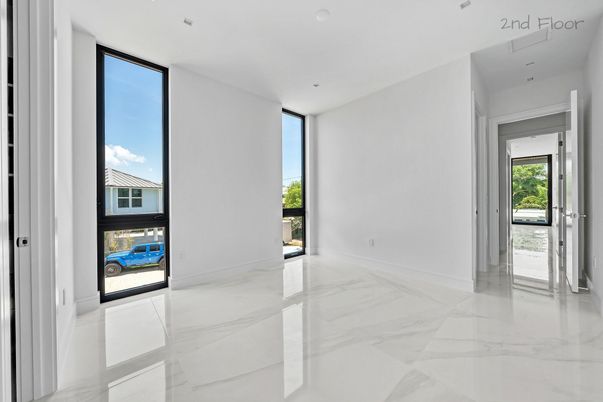 Empty room, Interior, Marble, Recessed Lighting