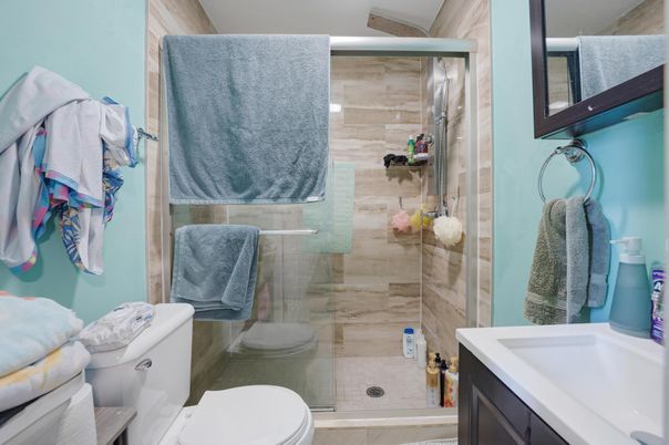 Bathroom, Glass Shower, Interior
