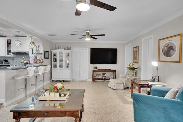 Interior, Kitchen, Living room