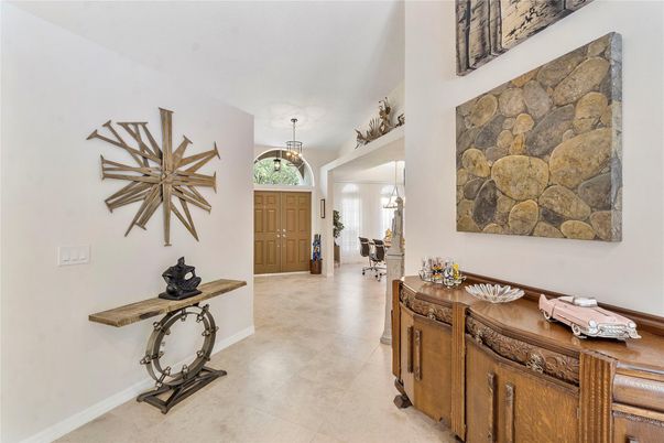 Chandelier, Interior, Pendant Lights, Stone Walls
