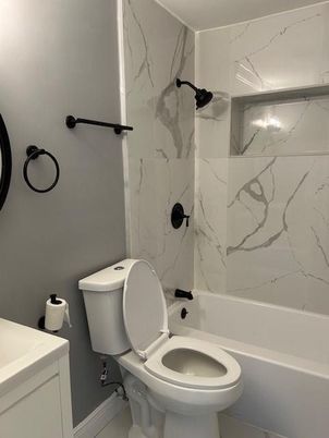 Bathroom, Interior, Marble Walls