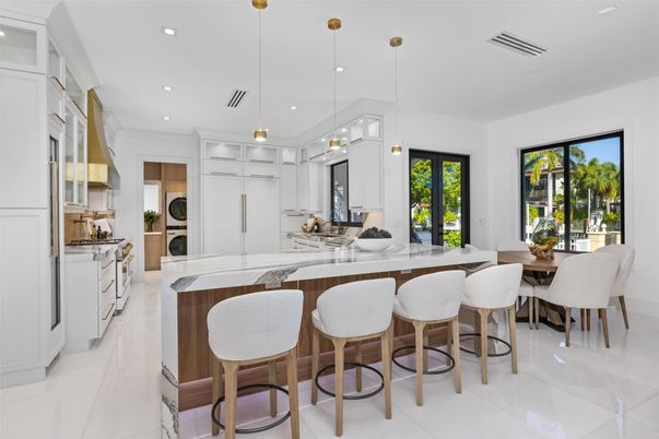 Dining room, Interior, Kitchen, Pendant Lights, Recessed Lighting