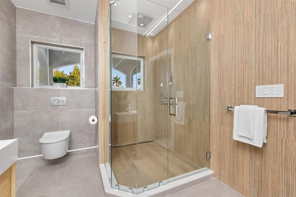 Bathroom, Glass Shower, Interior