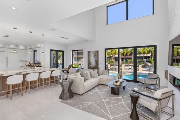 Interior, Kitchen, Living room, Pendant Lights, Recessed Lighting