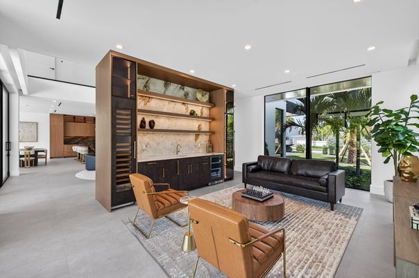 Interior, Living room, Recessed Lighting