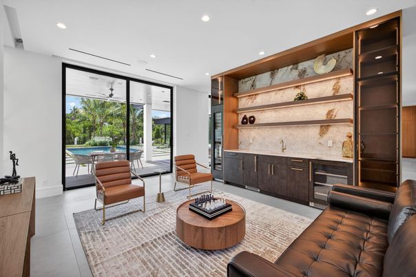 Interior, Living room, Recessed Lighting
