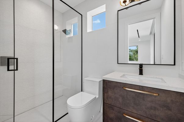 Bathroom, Glass Shower, Interior