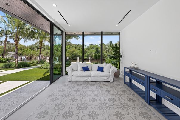 Interior, Recessed Lighting, Sun Room