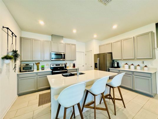 Interior, Kitchen, Recessed Lighting, Stainless Steel Appliances