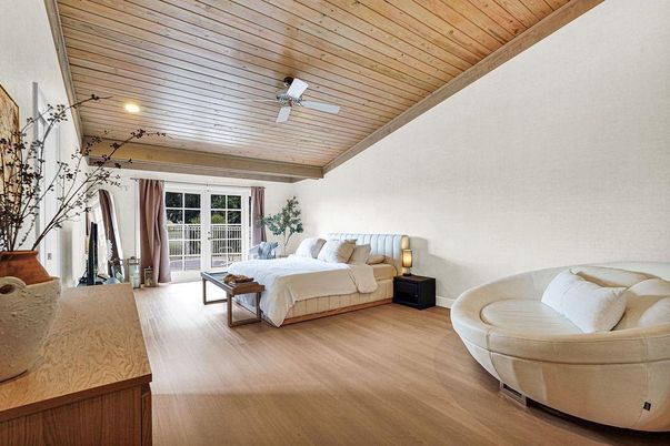 Bedroom, Interior, Wooden Beams, Wooden Ceilings, Wood Texture Flooring