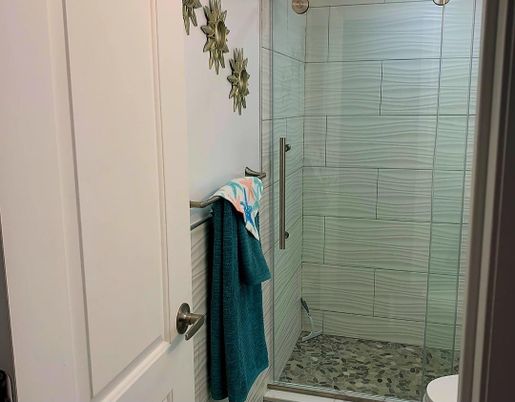 Bathroom, Glass Shower, Interior