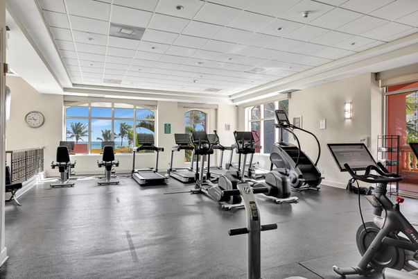 Fitness Equipment, Gym, Interior, Recessed Lighting