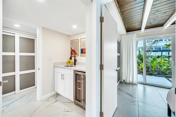 Interior, Marble, Recessed Lighting, Wooden Ceilings