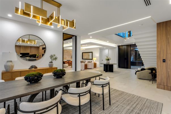 Dining room, Interior, Living room, Recessed Lighting