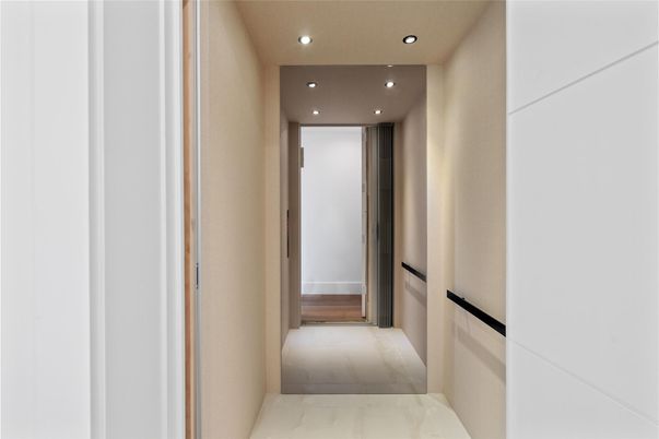 Interior, Marble, Recessed Lighting