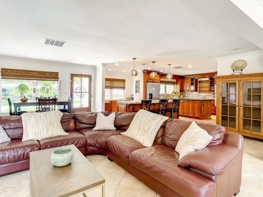 Dining room, Interior, Kitchen, Living room, Pendant Lights, Recessed Lighting