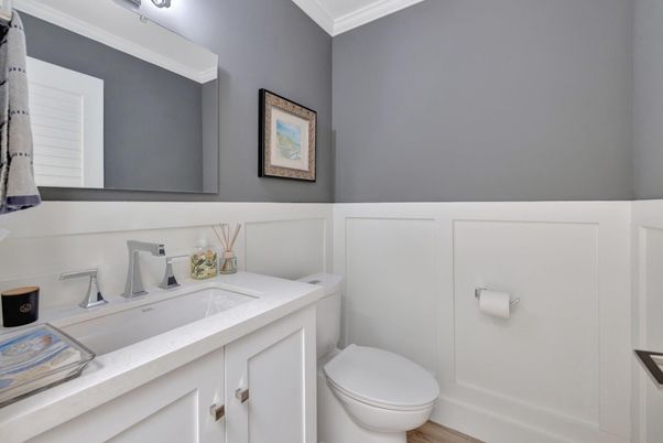 Bathroom, Interior, Wood Texture Flooring
