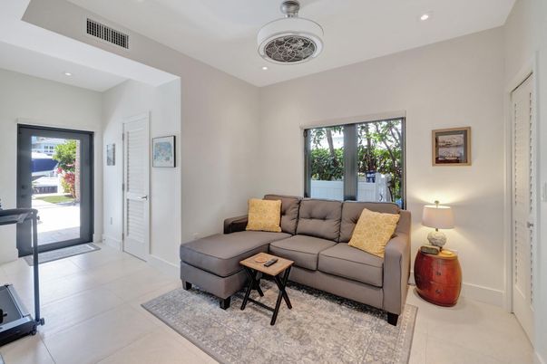 Interior, Living room, Recessed Lighting