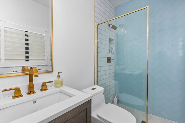 Bathroom, Glass Shower, Interior