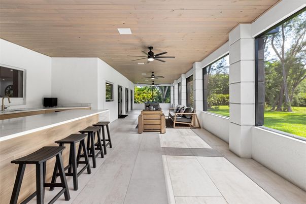 Interior, Sun Room, Wooden Ceilings