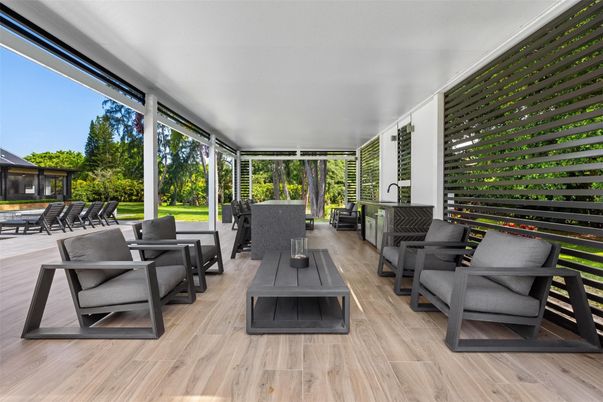 Interior, Sun Room, Wood Texture Flooring