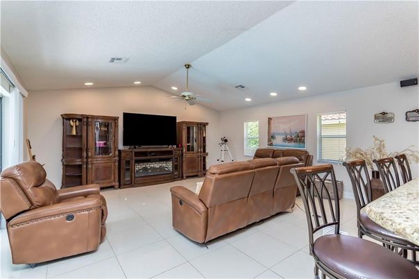 Interior, Living room, Recessed Lighting