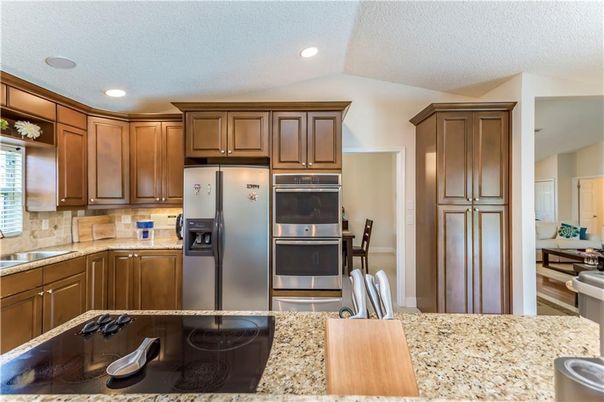 Interior, Kitchen, Recessed Lighting, Stainless Steel Appliances