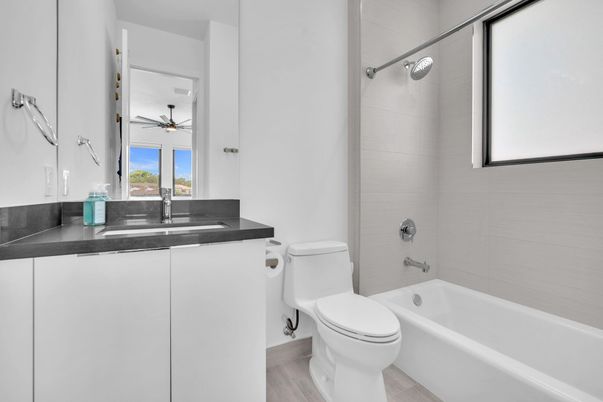 Bathroom, Interior, Wood Texture Flooring