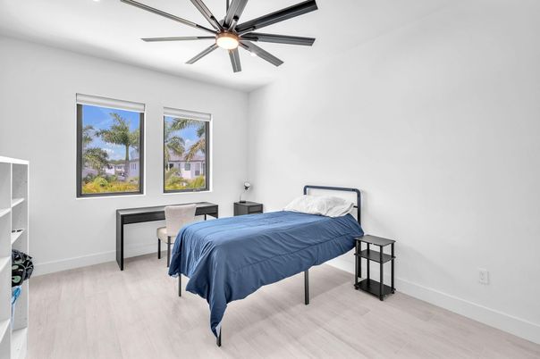 Bedroom, Interior, Wood Texture Flooring