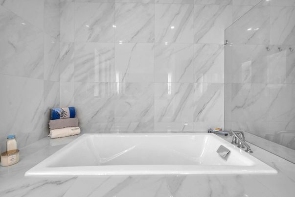 Bathroom, Interior, Marble Walls