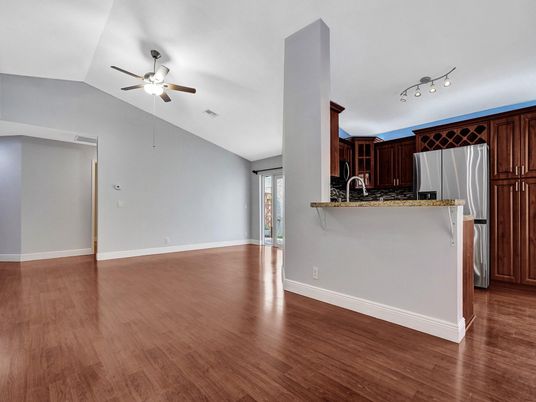 Empty room, Interior, Kitchen, Wood Texture Flooring