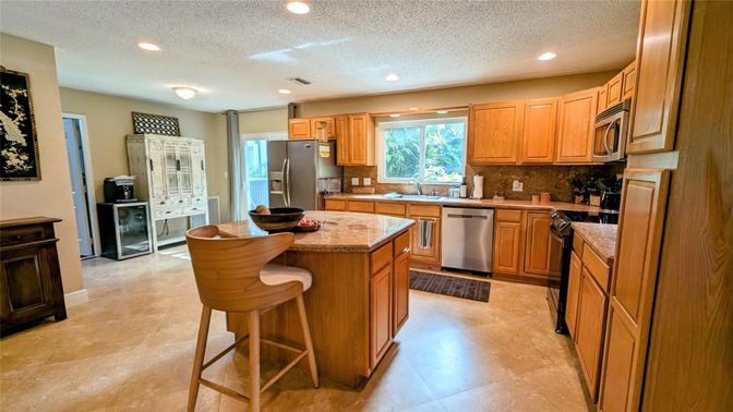 Interior, Kitchen, Recessed Lighting, Stainless Steel Appliances