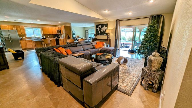 Interior, Kitchen, Living room, Recessed Lighting